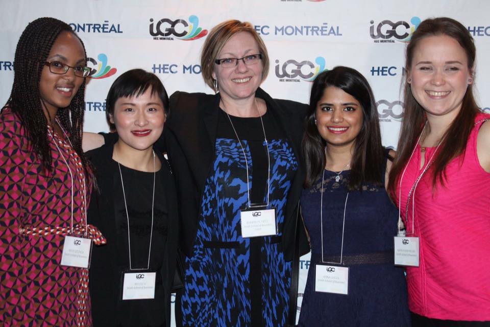 Kinya Gitonga, Krystle Li, Jennifer McNeely, Amina Saigol and Natalya Karabelska.